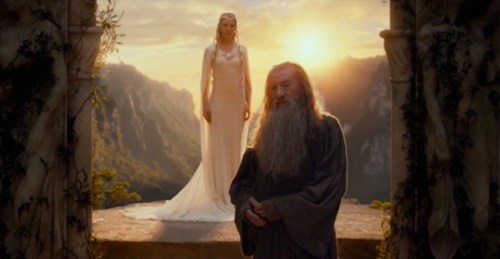 Galadriel and Gandalf