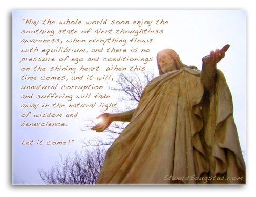 Jesus-statue thoughtless awareness