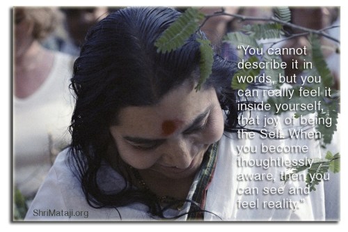 thoughtless awareness Shri Mataji Nirmala Devi