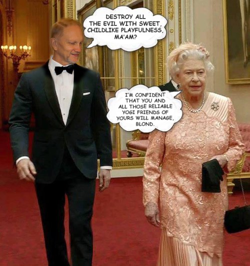 ED BLOND AND THE QUEEN