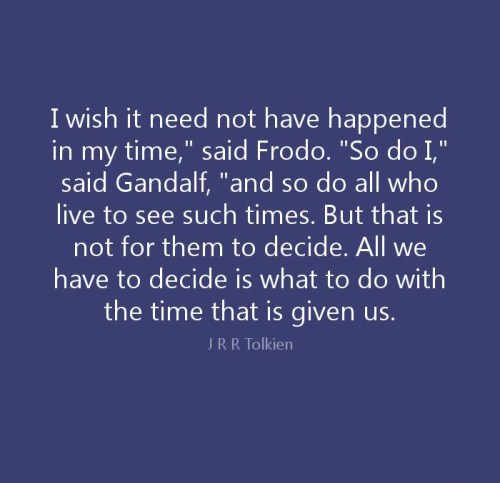 Gandalf-Frodo-MOMENTOUS TIMES