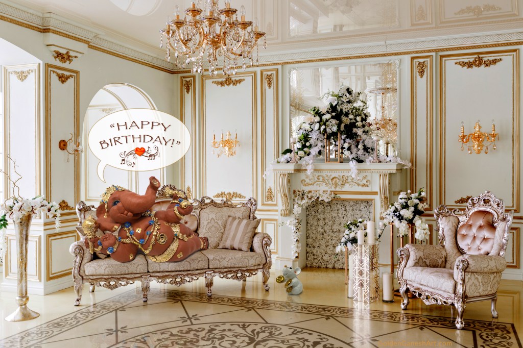 Brigitte Saugstad Ganesha Happy Birthday